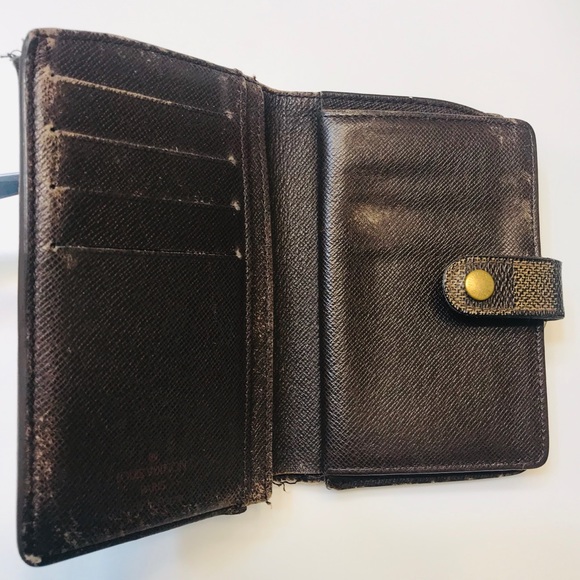 SET - 3 LOUIS VUITTON Monogram Ebene Wallet Folio - Picture 14 of 16
